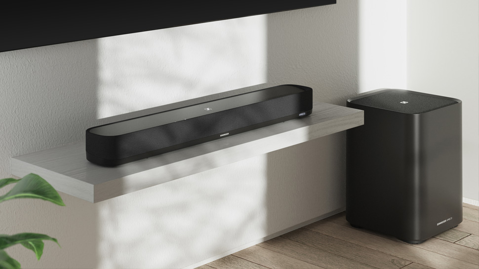 Llena tu habitación de un sonido puro en lugar de cables. AMBEO Mini