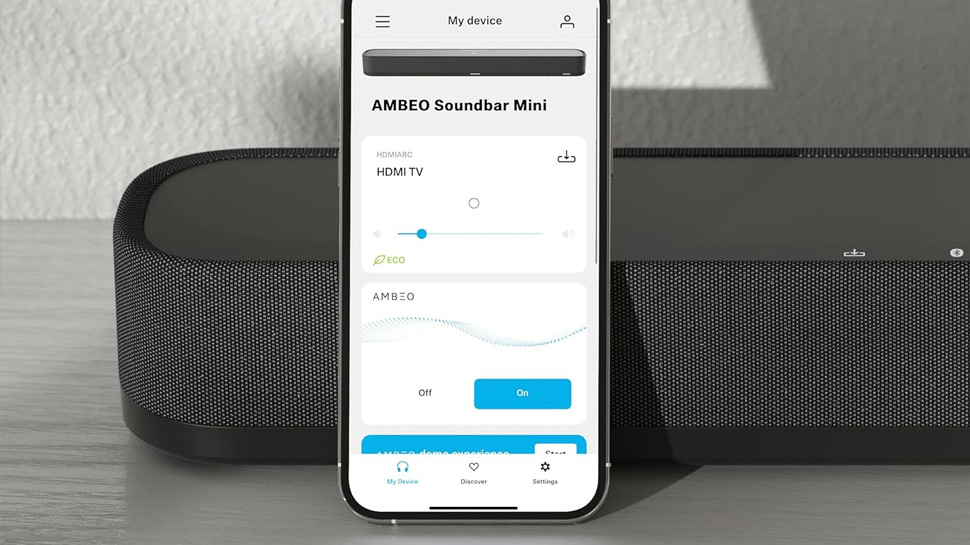 Una experiencia fluida, de principio a fin. AMBEO Mini